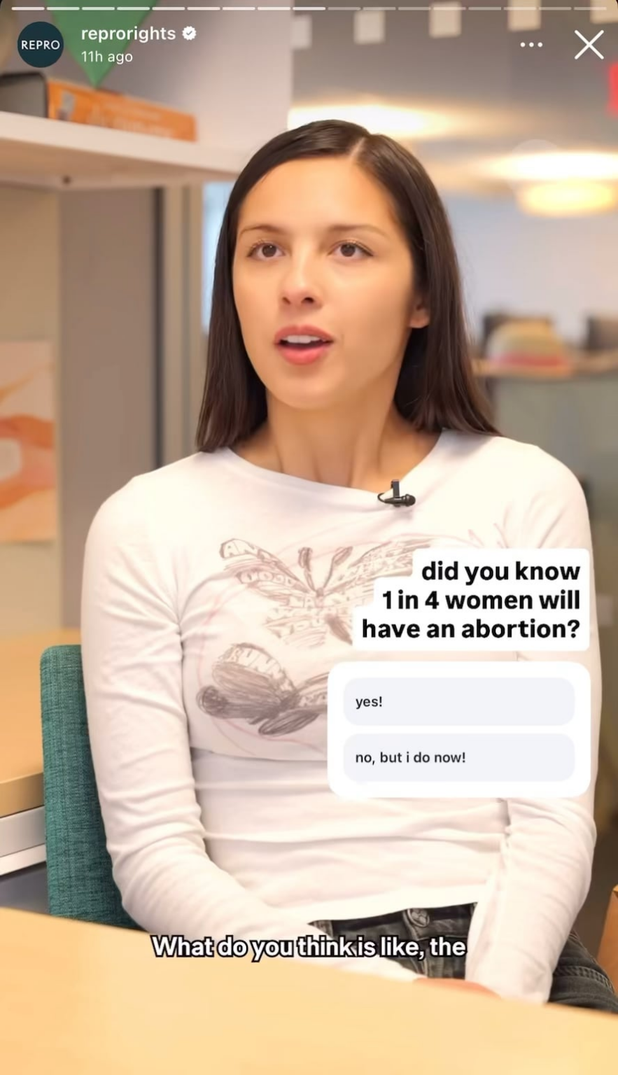 Olivia Rodrigo’s Daisy Chain Fields notes 1 in 4 women in the U.S. will have an abortion in their lifetime: “abortion is NORMAL, so help us break the stigma and spread the word!”