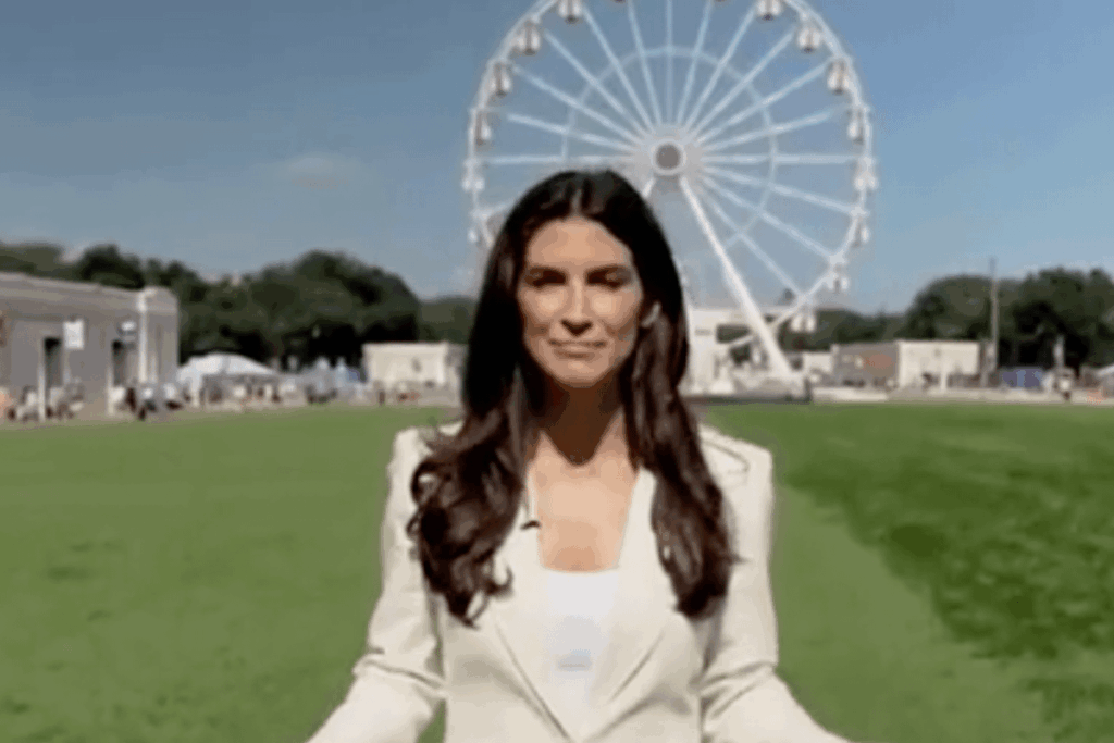 CNN’s Kaitlan Collins trolls Trump by reporting on the state fair in the middle of an empty National Mall