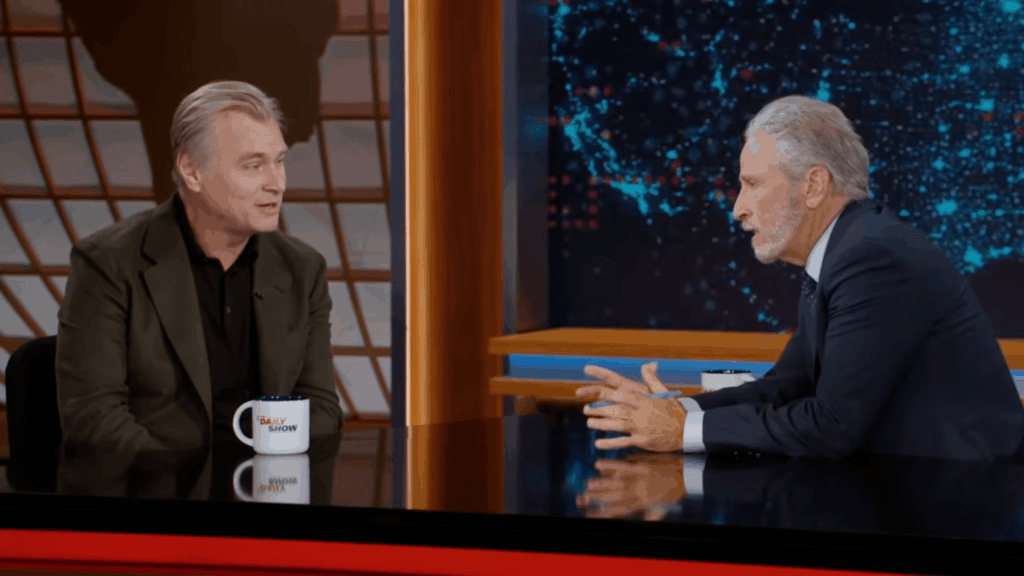 Jon Stewart Gushes Over ‘The Odyssey’: “Holy Sh*t, It’s Staggering”