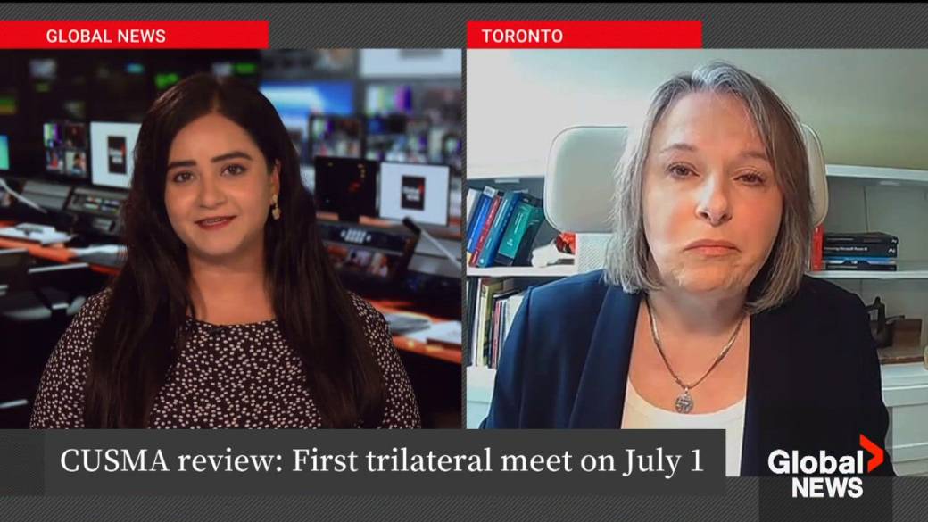 Click to play video: 'CUSMA review: First trilateral meeting on July 1'