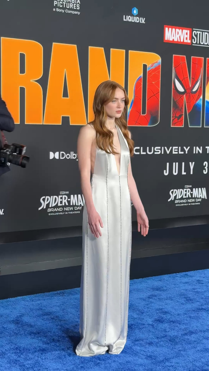 Sadie Sink arrives at the "Spider-Man: Brand New Day" premiere in LA | July, 2026