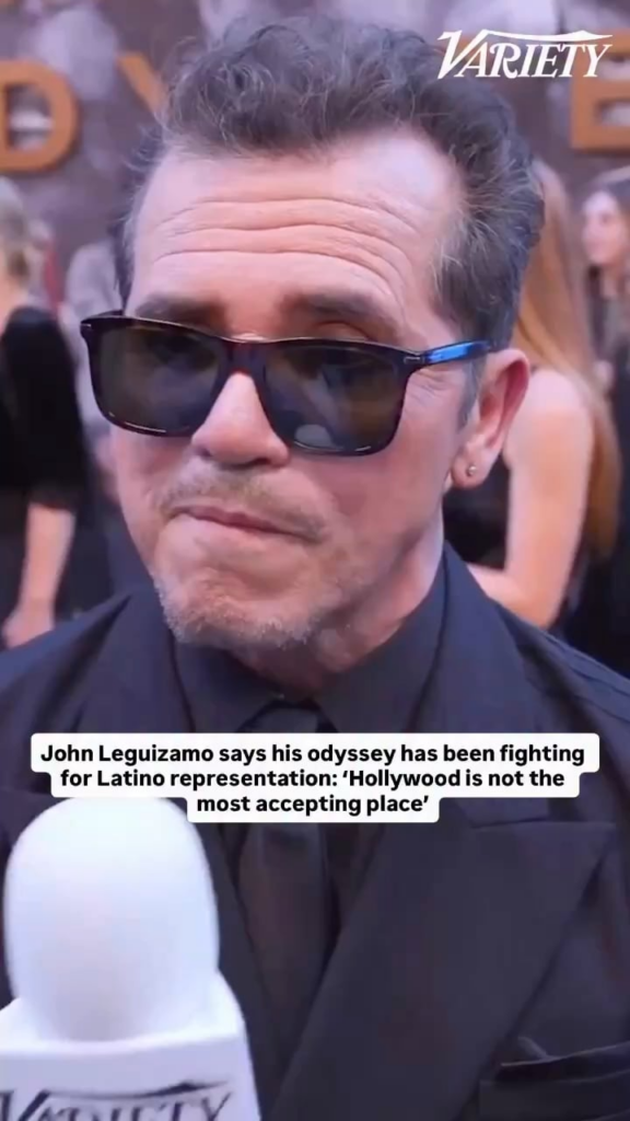 John Leguizamo on fighting for Latino representation “It’s always been a battle. Hollywood is not the most accepting place. Even though we Latin people are 30% to 40% of the box office – and a third of streamers — we’re the most aggressively underrepresented group in America.” John Leguizamo on fighting for Latino representation “It's always been a battle. Hollywood is not the most accepting place. Even though we Latin people are 30% to 40% of the box office - and a third of streamers — we're the most aggressively underrepresented group in America."