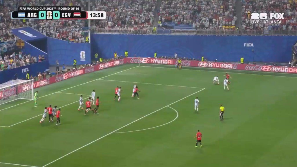 Argentina advances to the quarterfinals of the World Cup after eliminating Egypt 3-2.