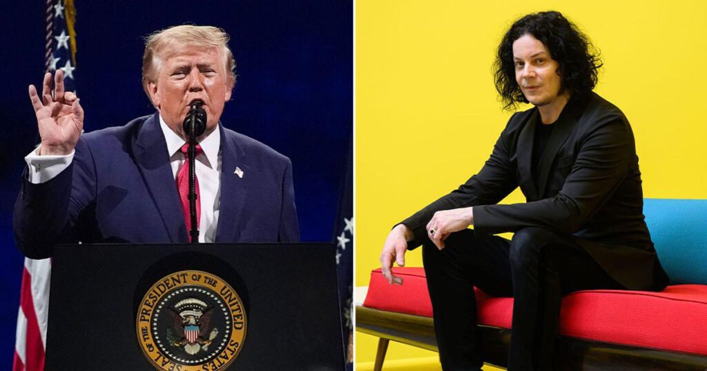 Rock star Jack White attacks Donald Trump as he says 'MAGA doesn't own our flag'