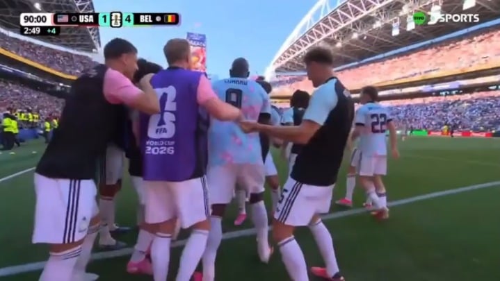 During the celebrations of Lukaku’s goal, Belgian players mockingly did the Trump dance