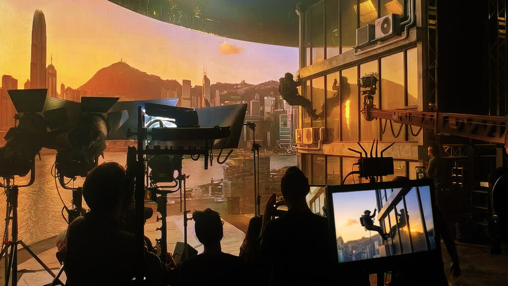 Virtual Production Has Arrived at Television City Orbital virtual production set