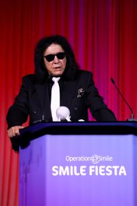 Gene Simmons at the Operation Smile Fiesta held at Candela La Brea on June 03, 2025 in Los Angeles, California.