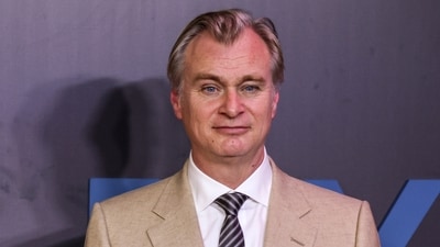 Filmmaker Christopher Nolan during the premiere of the film The Odyssey, in Mumbai. (PTI)