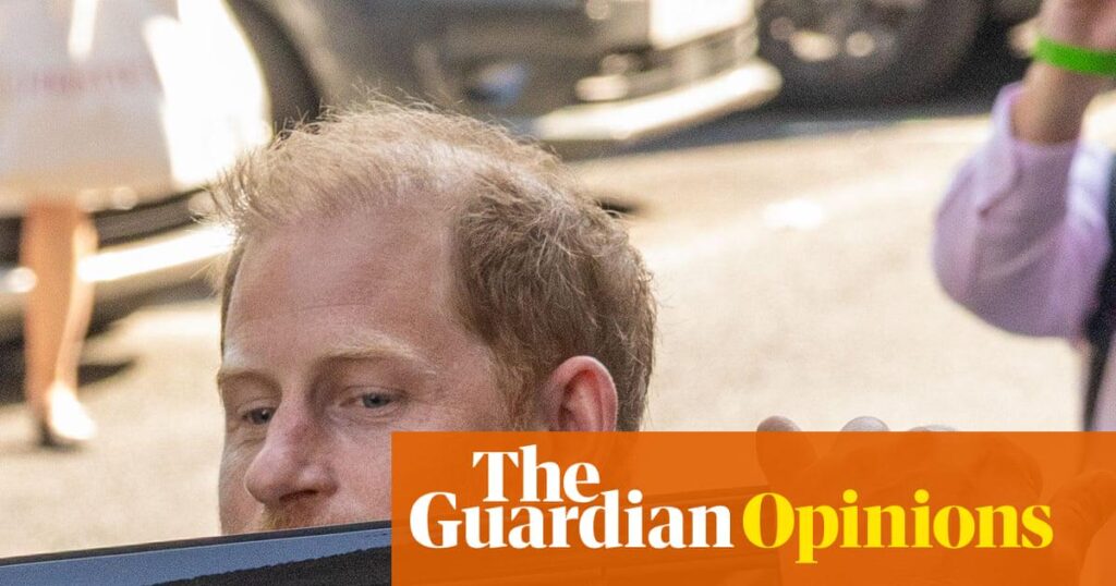Prince Harry seems doomed to a sad life in California according to the Guardian