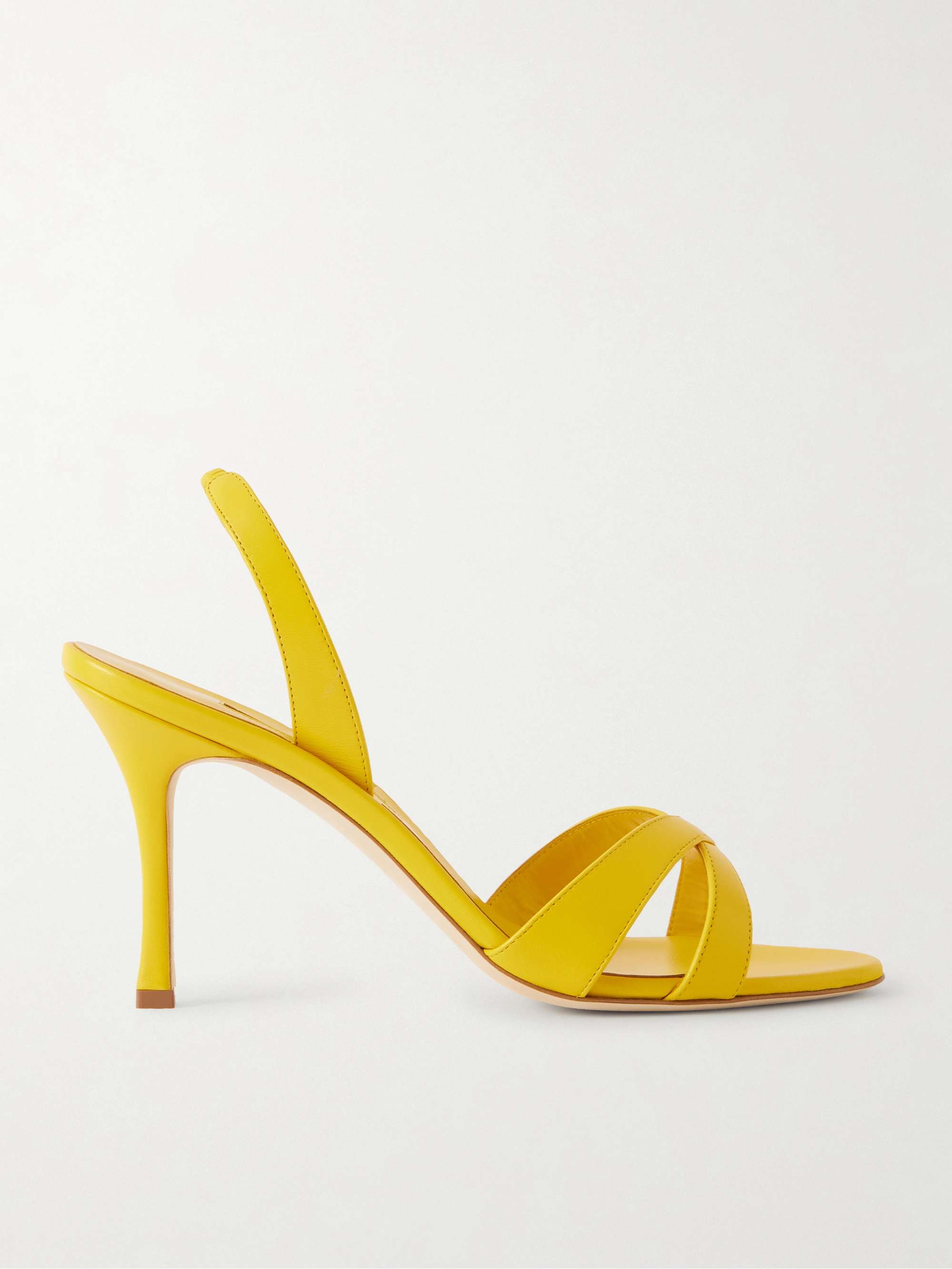 Callasli 90 Leather Slingback Sandals