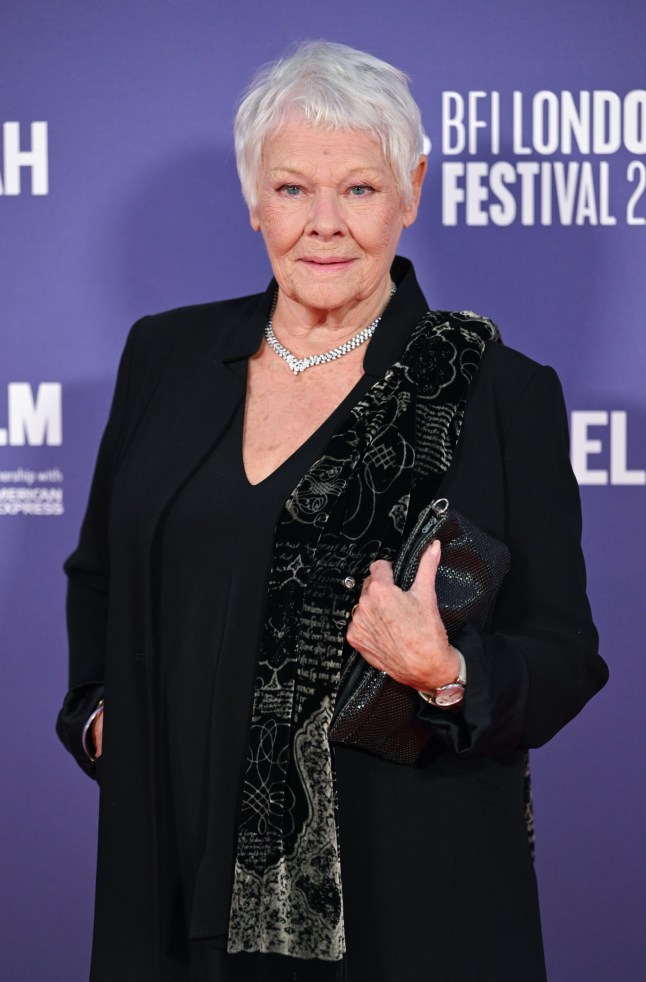 LONDON, ENGLAND - OCTOBER 09: Dame Judi Dench attends the