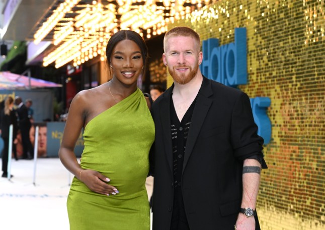 Mandatory Credit: Photo by Anthony Harvey/Shutterstock (13961565bp) Chyna Mills and Neil Jones 'No Hard Feelings' film premiere, London, UK - 12 Jun 2023