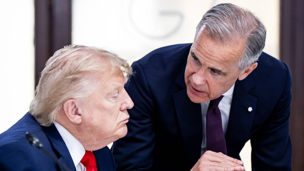 Click to play video: 'Carney had ‘long discussion’ with Trump about NATO, Iran and Middle East'