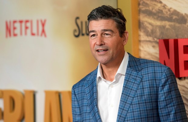 Kyle Chandler poses at the premiere of the Netflix film "Slumberland." He'll attend Comic-Con for a panel about the new HBO Max show "Lanterns." (AP Photo/Chris Pizzello)