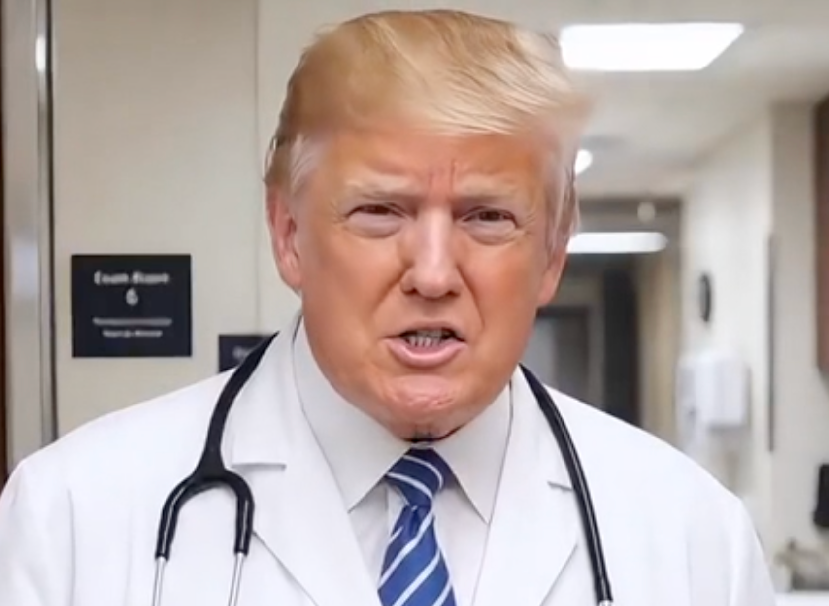 President Trump shared an AI-generated video of himself diagnosing celebrities with ‘Trump Derangement Syndrome’