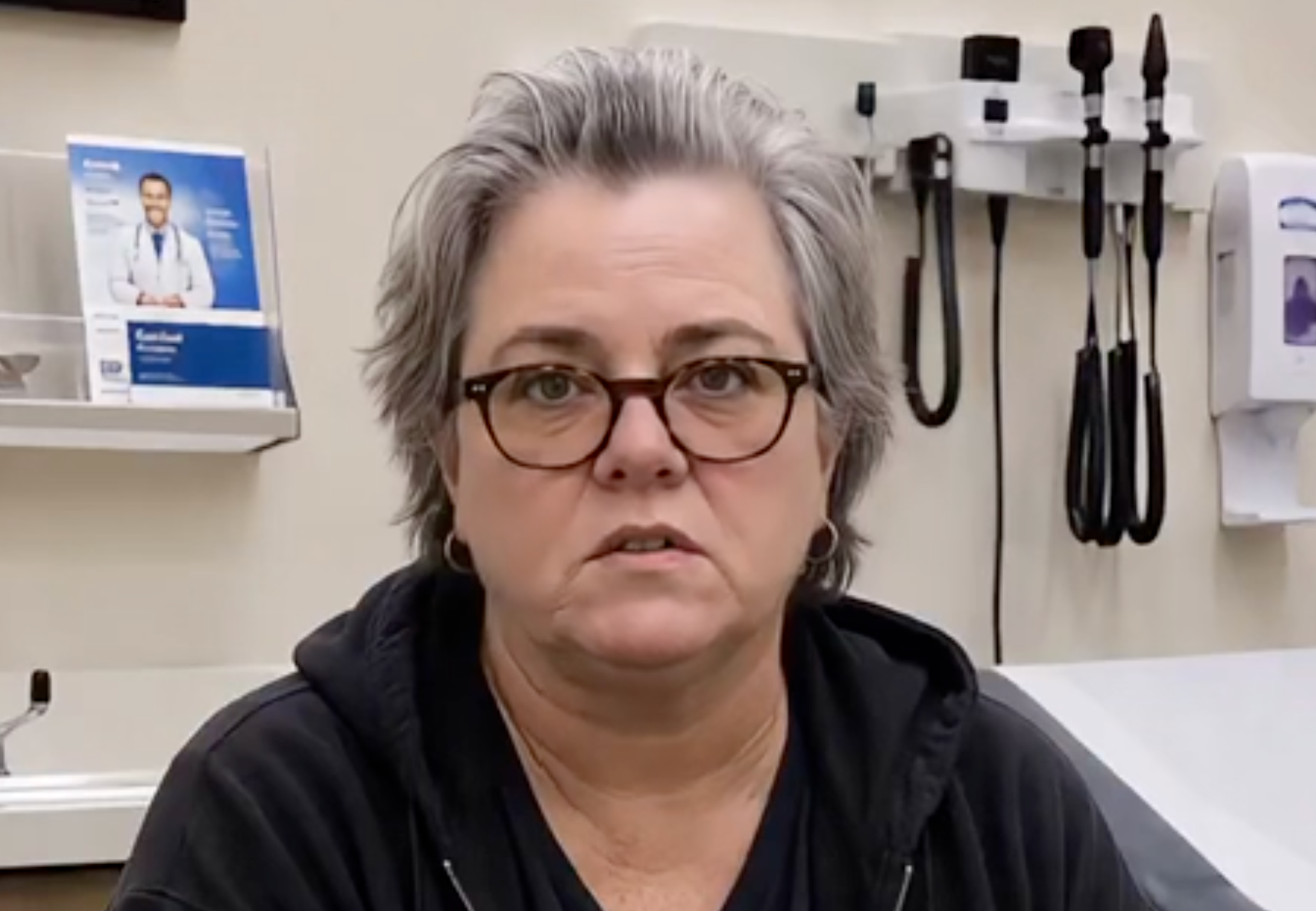 An AI-generated version of Rosie O'Donnell claims that she has been 'suffering for over a decade'
