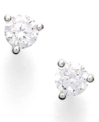 Nordstrom Gift Boxed Cubic Zirconia Stud Earrings 