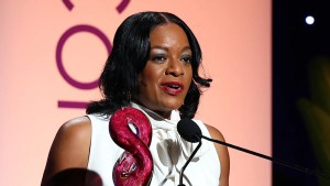 Honoree Sylvia Bugg, PBS, speaks onstage during the 9th Annual ColorComm Conference at The Beverly Hilton on July 24, 2024 in Beverly Hills, California. (Leon Bennett/Getty Images for ABA)