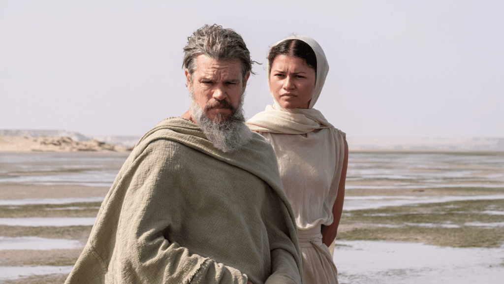 Why Zendaya Botched Her Lines on First Day of ‘The Odyssey’ Filming Matt Damon and Zendaya in 'The Odyssey.'