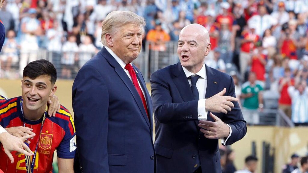 Broadcaster Caught On Hot Mic Saying Exactly What Fans Are Thinking About Trump At World Cup