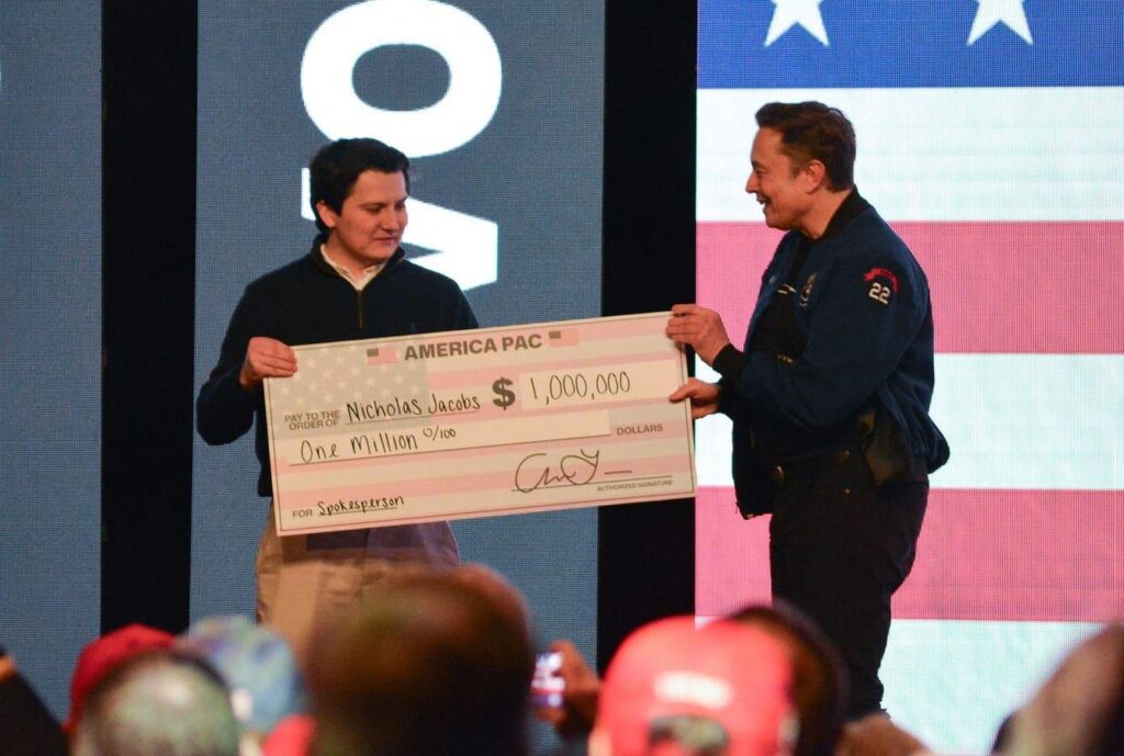 Wisconsin Officials Find Probable Cause Elon Musk Violated Election Bribery Laws: The Wisconsin Elections Commission voted to send two complaints to prosecutors alleging Elon Musk violated state election laws by writing checks to voters last year. Wisconsin Officials Find Probable Cause Elon Musk Violated Election Bribery Laws: The Wisconsin Elections Commission voted to send two complaints to prosecutors alleging Elon Musk violated state election laws by writing checks to voters last year.