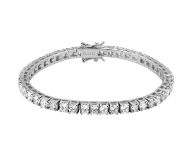 Dorsey, KATE RIVI&Egrave;RE BRACELET IN 3.75MM LAB WHITE SAPPHIRE