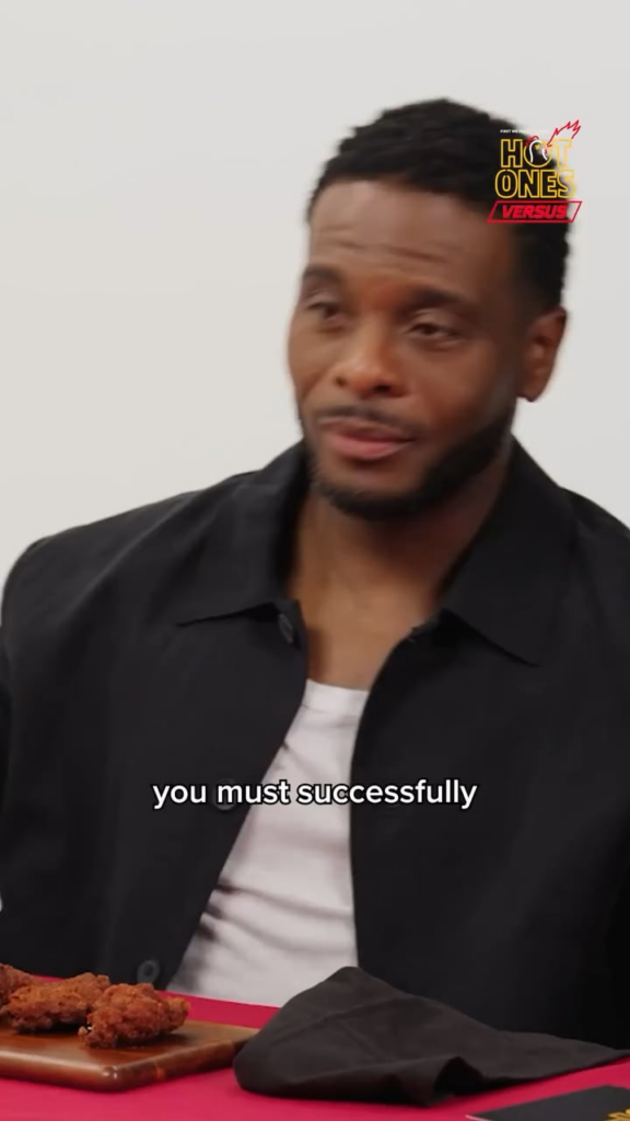 Kel Mitchell tries to identify various orange beverages by taste alone