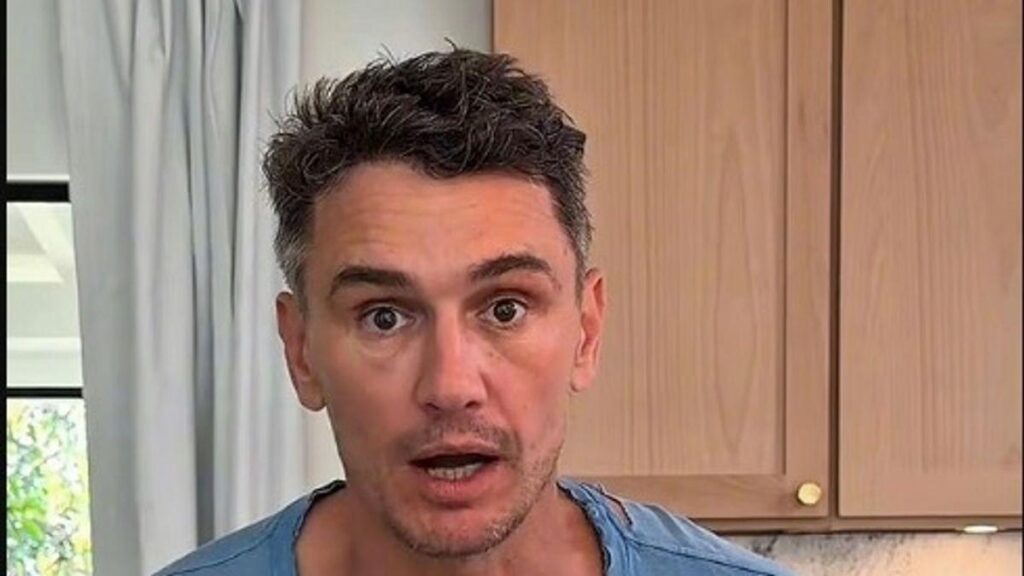 James Franco brutally mocked for alleged alien showing at home in TikTik video