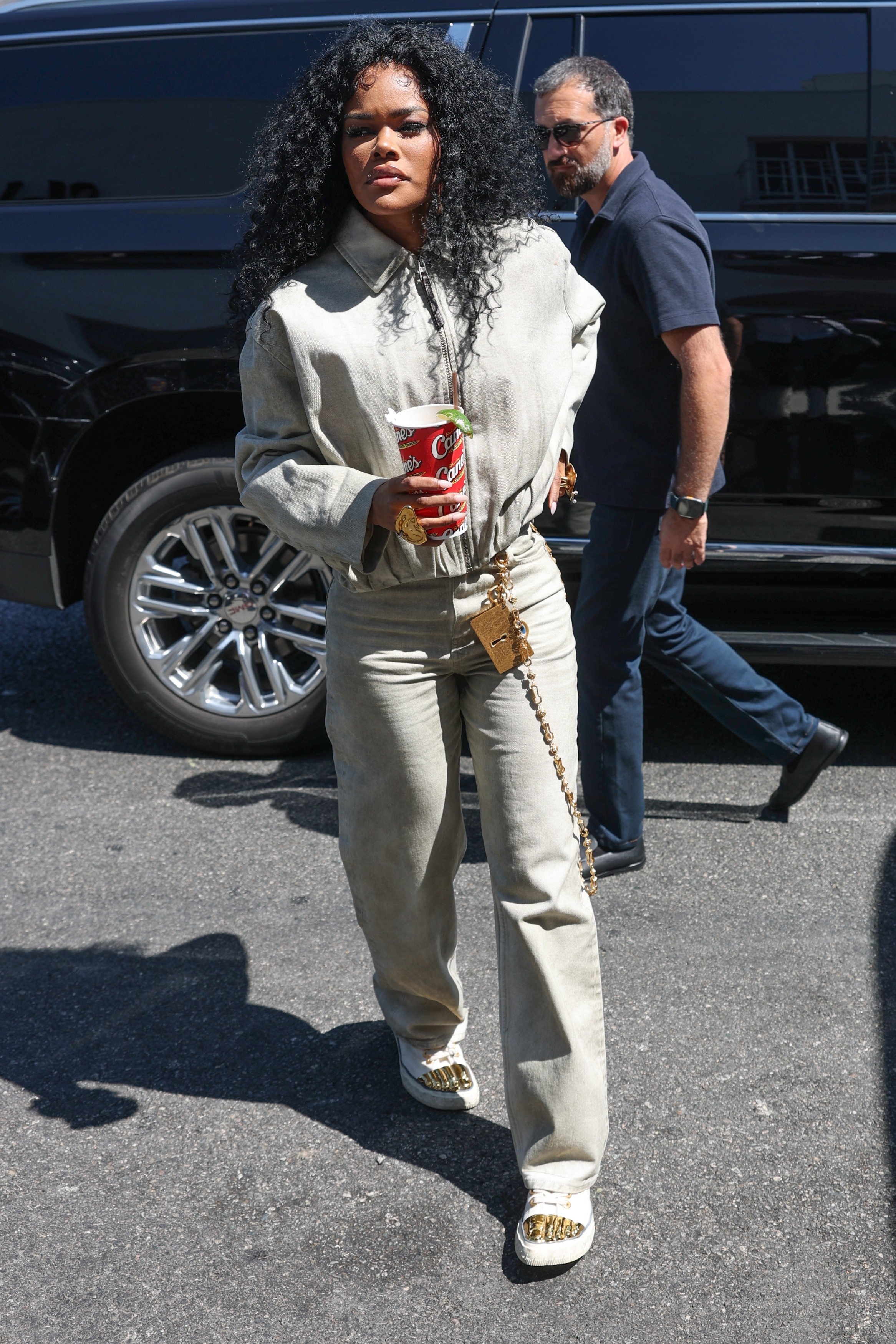 Teyana Taylor wore a Canadian tuxedo and Schiaparelli sneakers to the 2026 World Cup
