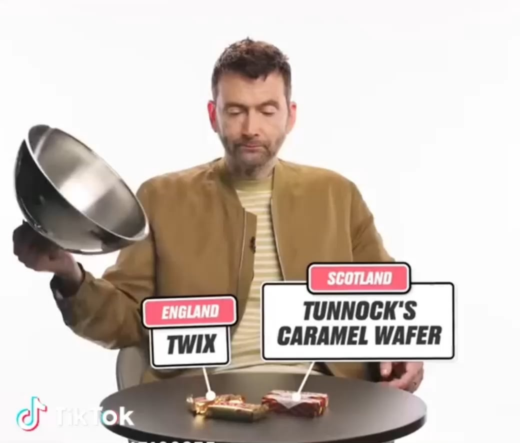 David Tennant launches a campaign to become Tunnock’s brand ambassador and is prepared to feud with Ewan McGregor and James McAvoy for the gig