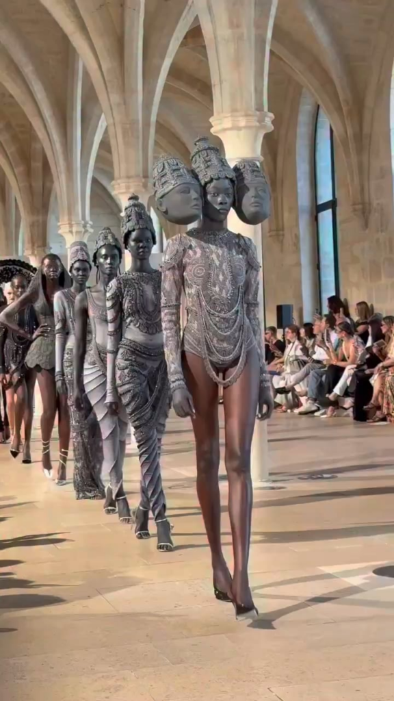 Rahul Mishra’s Autumn/Winter 2026/27 couture collection, Devi: The Eternal Muse, drew inspiration from India's ancient temple sculptures and the eternal feminine muse debuted at Paris Fashion Week.