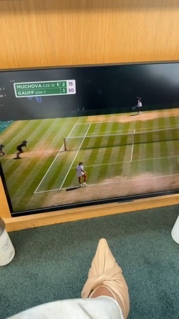 Priyanka Chopra shares POV footage of Wimbledon from inside the Royal Box, including live no delay TV screens