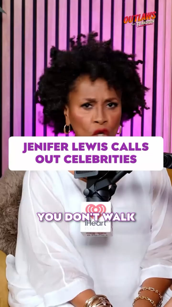 Jenifer Lewis on a recent podcast calling out celebrities for staying silent on Gaza and what’s happening in the world