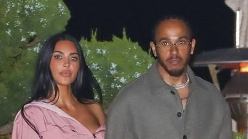 Kim Kardashian is leaning on Lewis Hamilton after grandmother MJ's death