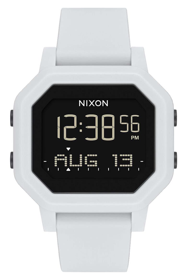Siren Digital Recycled Plastic Strap Watch, 36mm