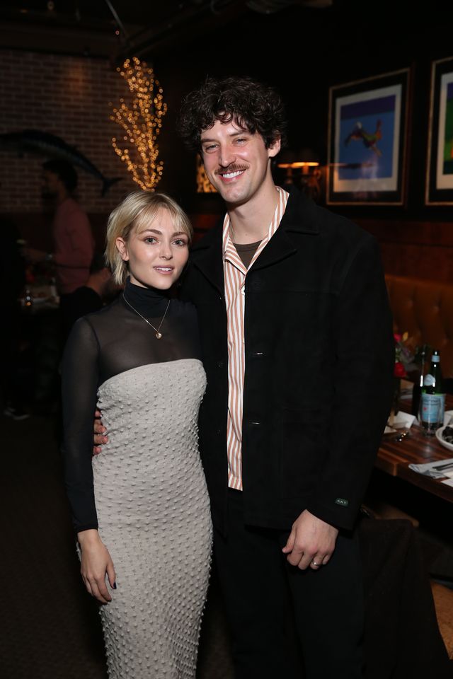 Trevor Paul and AnnaSophia Robb attend Celebrate Sundance Dinner at Blind Dog Restaurant & Raw Bar on January 20, 2023 in Park City, Utah.Credit: Rob Kim/Getty Images for Todd Courtney (Picticular) & Tracy Brennan (CAA)