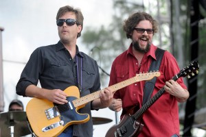 Mike Cooley (L) and Patterson Hood of Booker T and the Drive By Truckers perform during Bonnaroo 2009 on June 13, 2009 in Manchester, Tennessee. (Photo by Tim Mosenfelder/Getty Images)