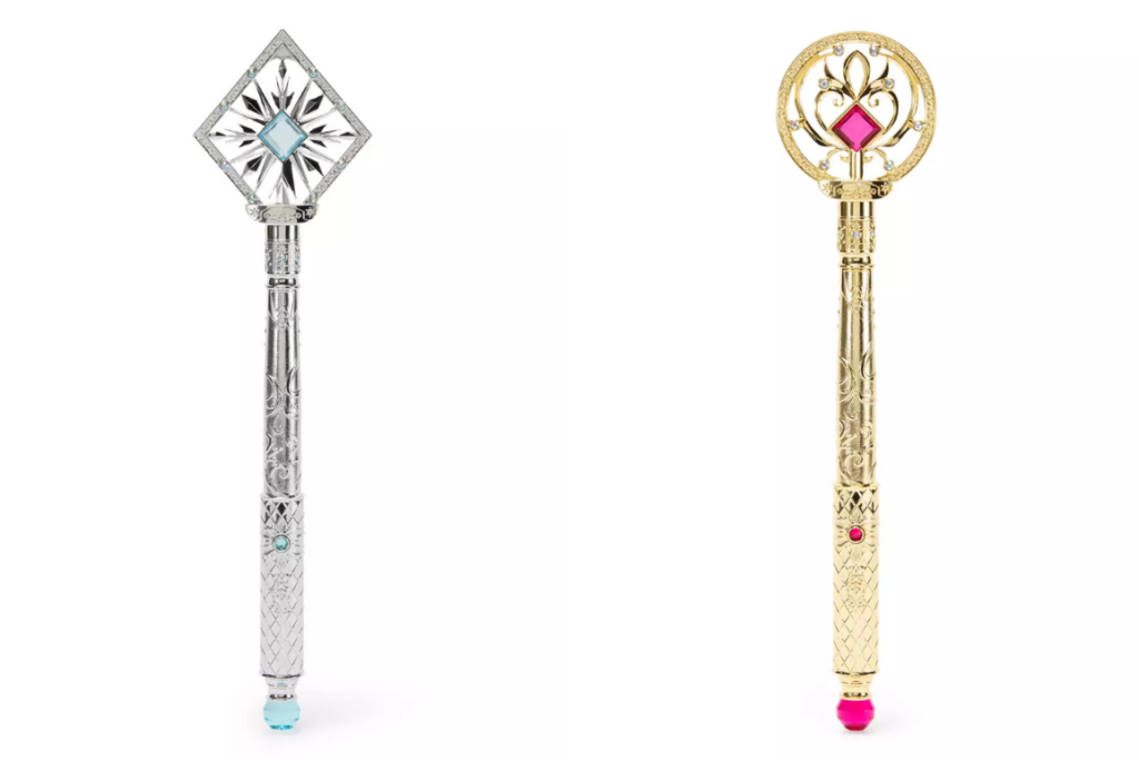 'Frozen' Dress-Up Accessories Elsa and Anna Light-Up and Sound Wands Now Online at Disney Store