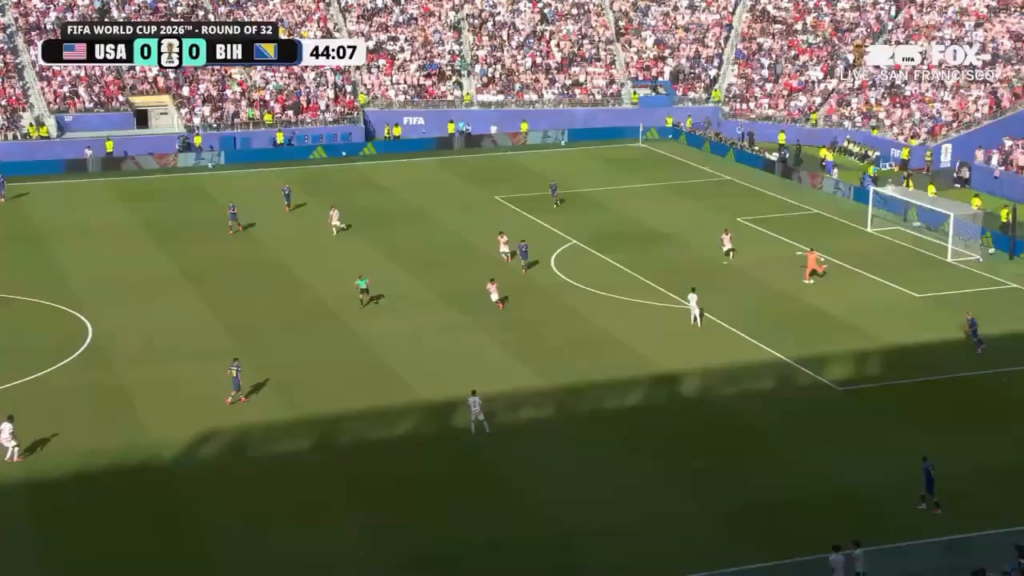 Team USA has defeated Bosnia-Herzegovina 2-0 to advance to the World Cup round of 16, where they will face Belgium.