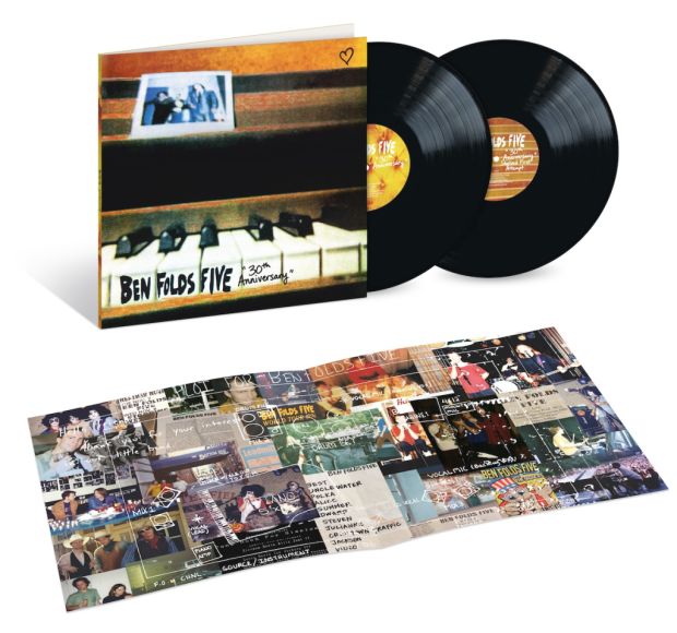 ben folds five self titled debut album 30th anniversary the shelved first attempt underground vinyl cover