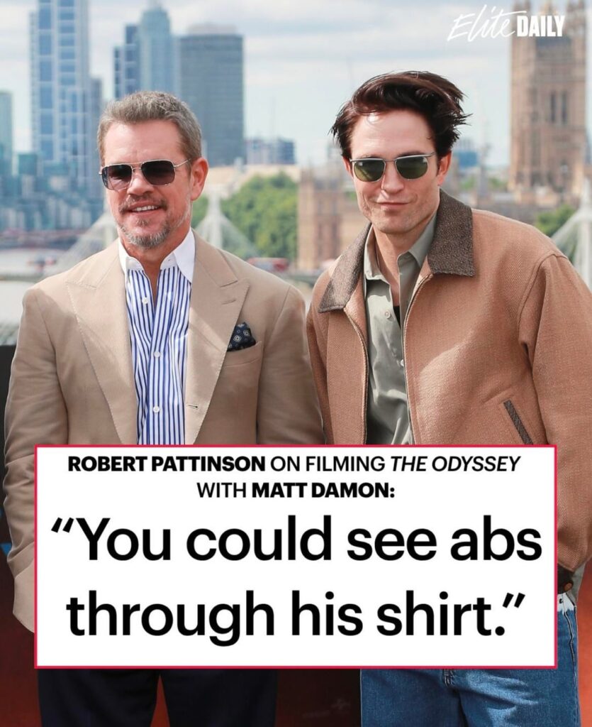 Robert Pattinson on the Odyssey press tour has been a delight
