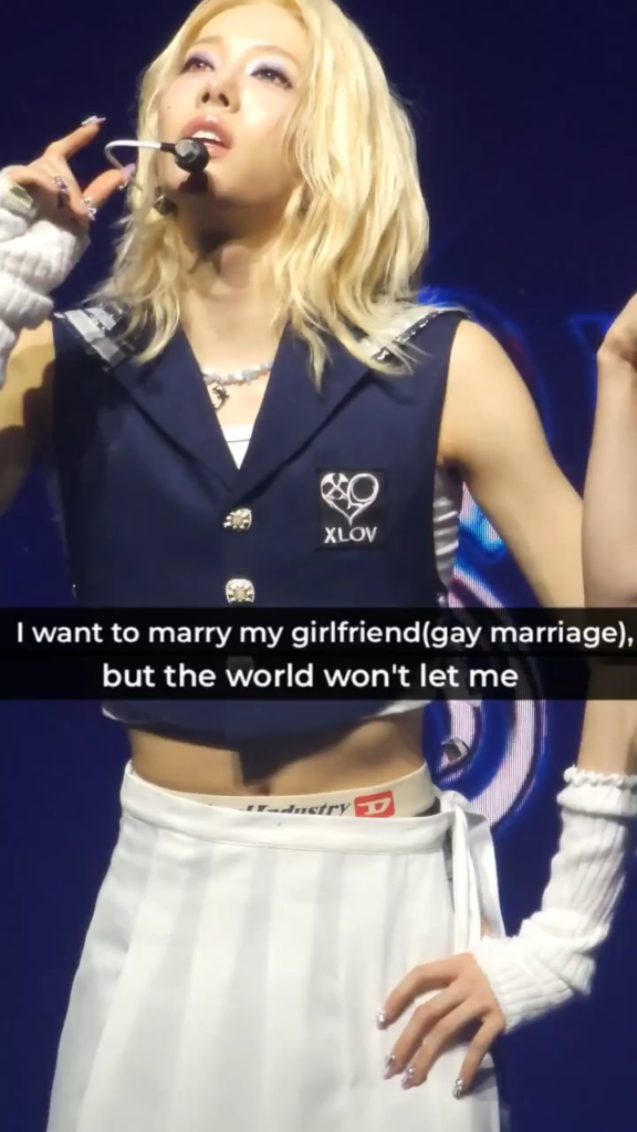 K-Pop group XLOV supports an LGBT fan and criticizes those who don’t support gay marriage.