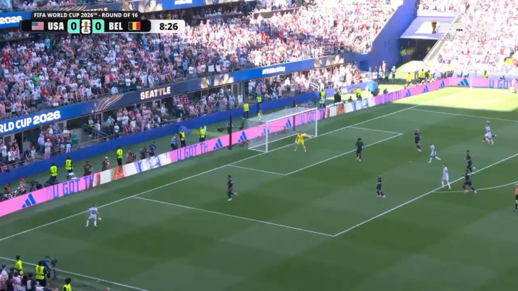 Belgium defeats USA 4-1 at the World Cup, advancing to the quarterfinals where they will face Spain.