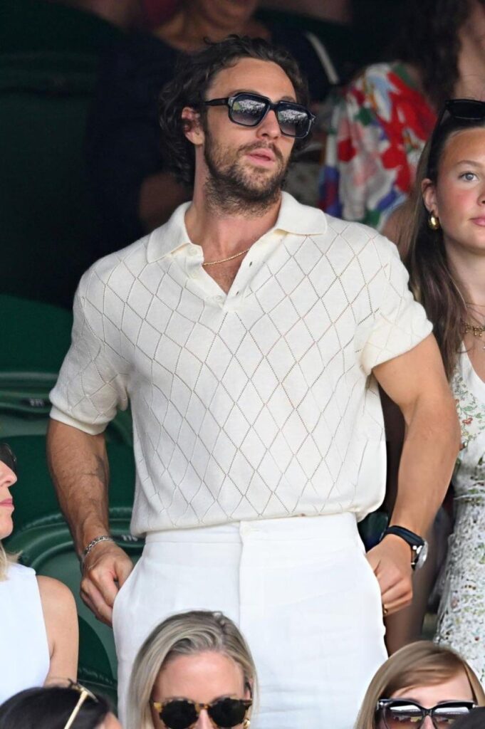 Aaron Taylor-Johnson at Wimbledon 2026 Aaron Taylor-Johnson at Wimbledon 2026