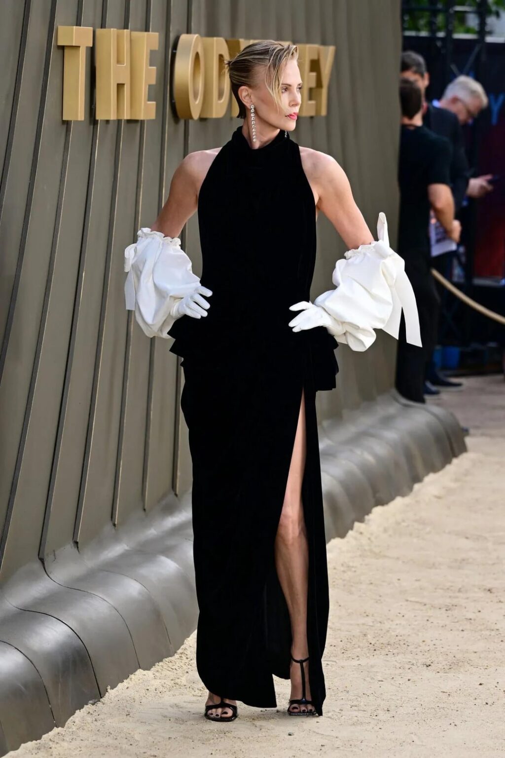 Charlize Theron at "The Odyssey" London premiere, July 6 2026