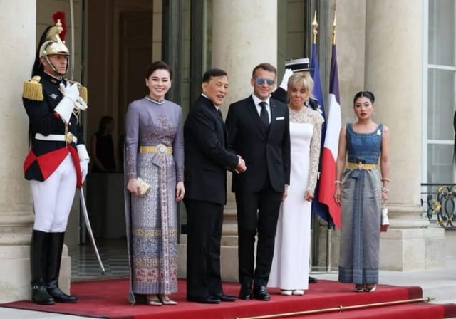Thai Royal family are on a four-day state visit to France