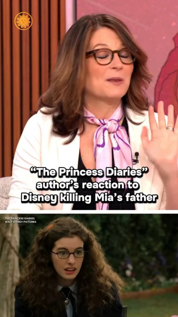 According to Meg Cabot (The Princess Diaries’s author), Disney killed Mia’s father because they got Julie Andrews to play Queen Clarisse and Disney wanted to give her more lines