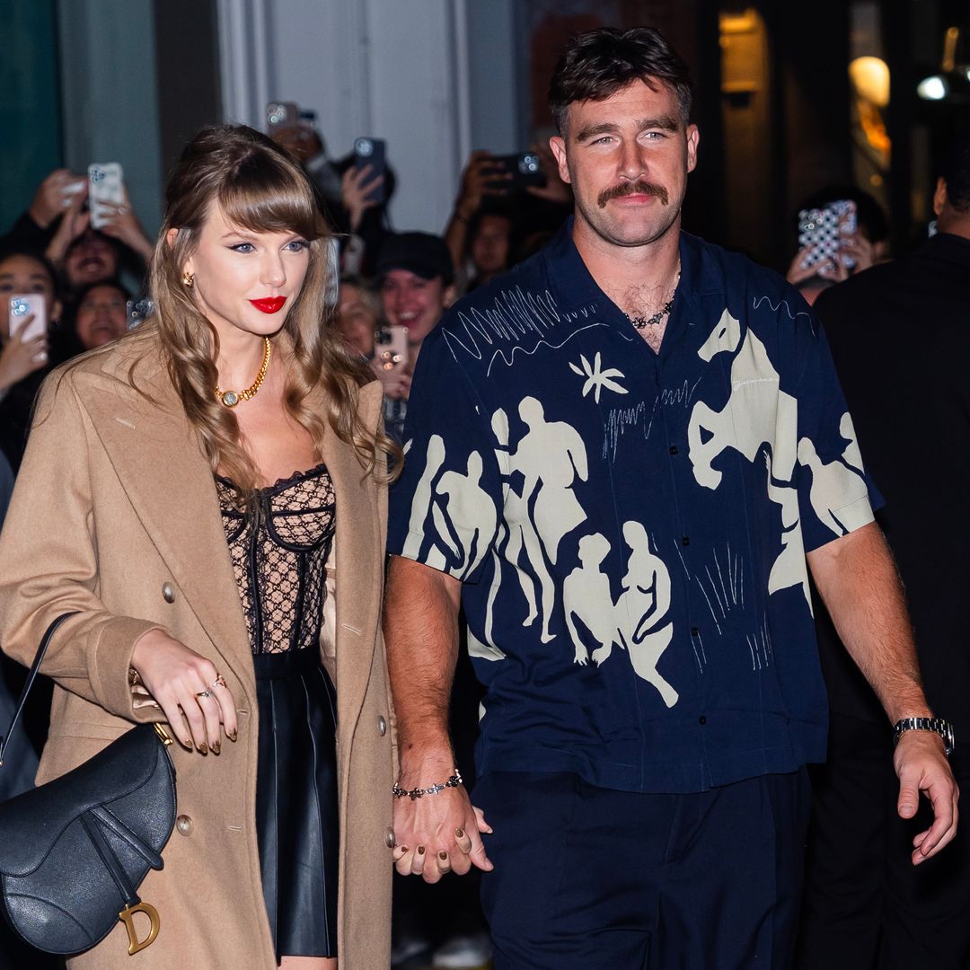 Taylor Swift and Travis Kelce are seen in SoHo 