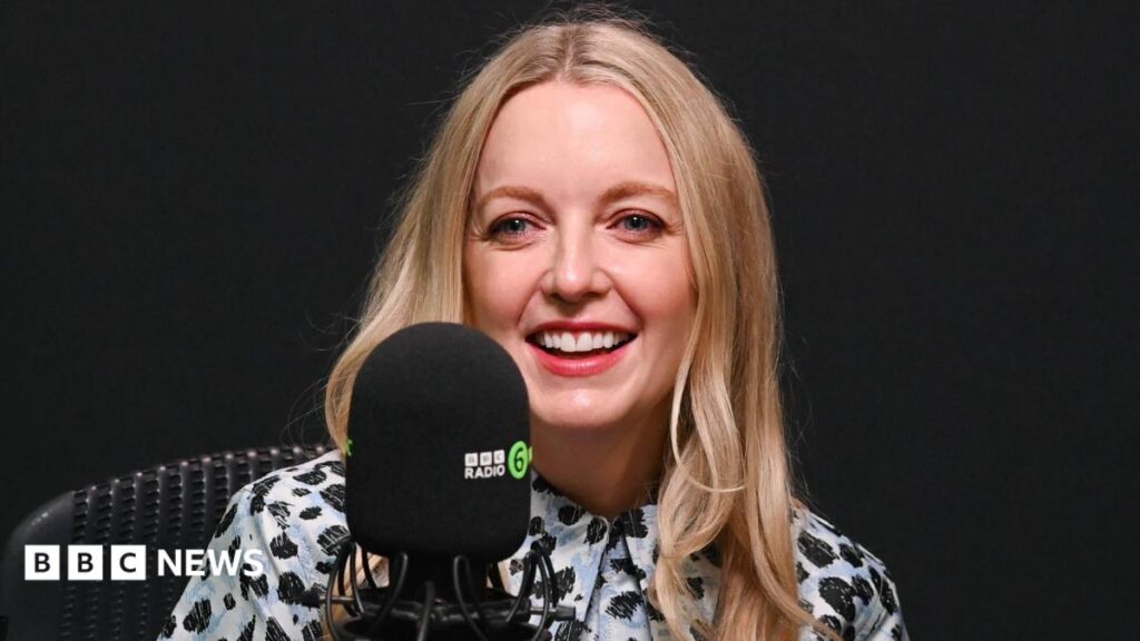 Lauren Laverne diagnosed with blood disorder smouldering myeloma Lauren Laverne smiling in front of a 6 Music microphone in a radio studio