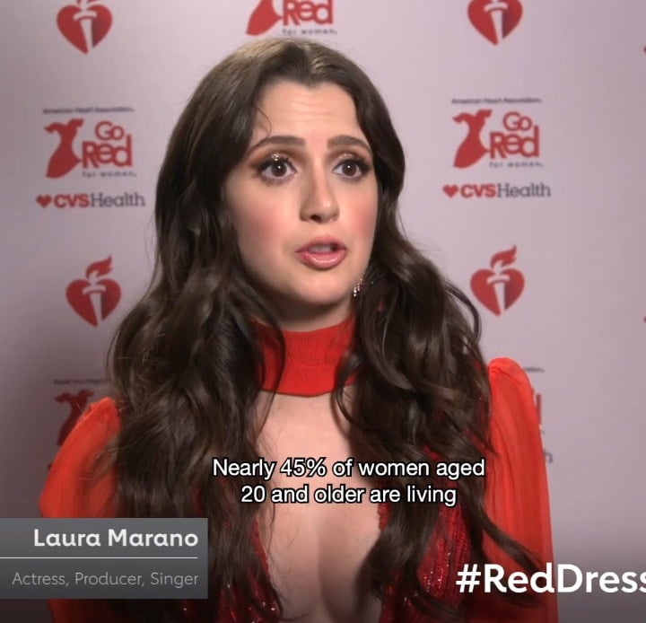 Laura Marano at Red Dress Colection 2020